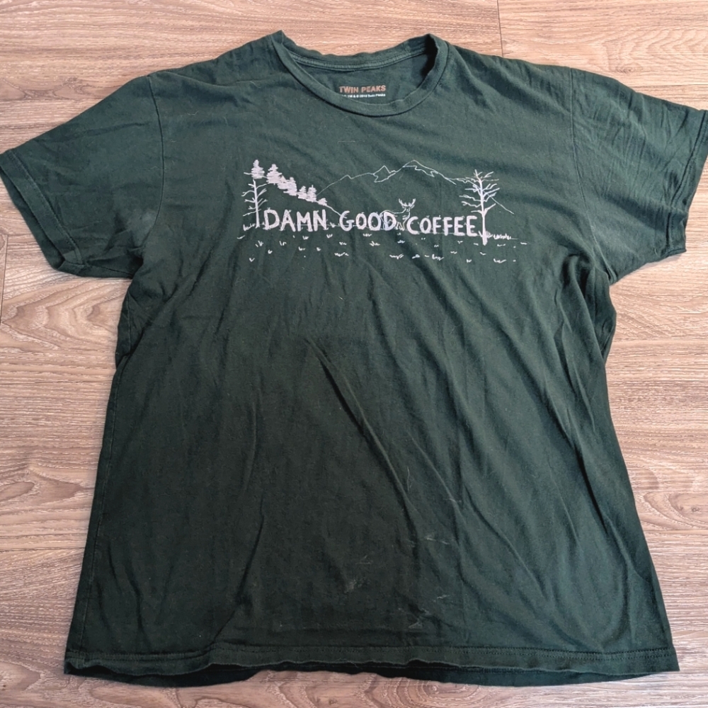 Twin Peaks Green Coffee Tee L